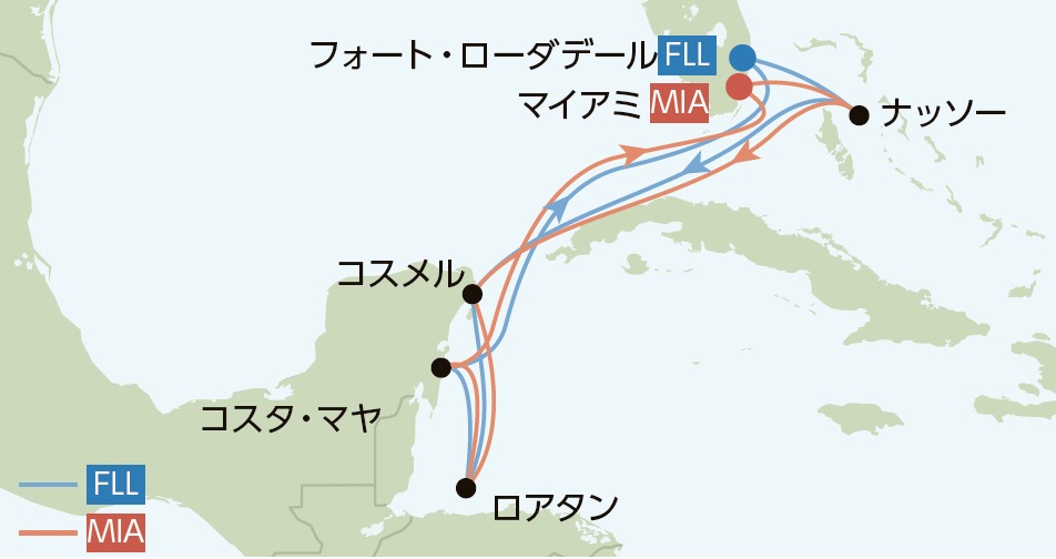 <アリュール・オブ・ザ・シーズ 西カリブ海クルーズ7泊8日>