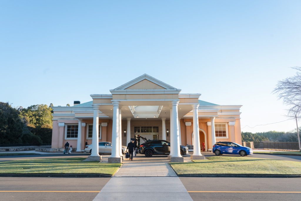 会場の太平洋クラブ成田コースは、会員制の格式高い名門クラブ