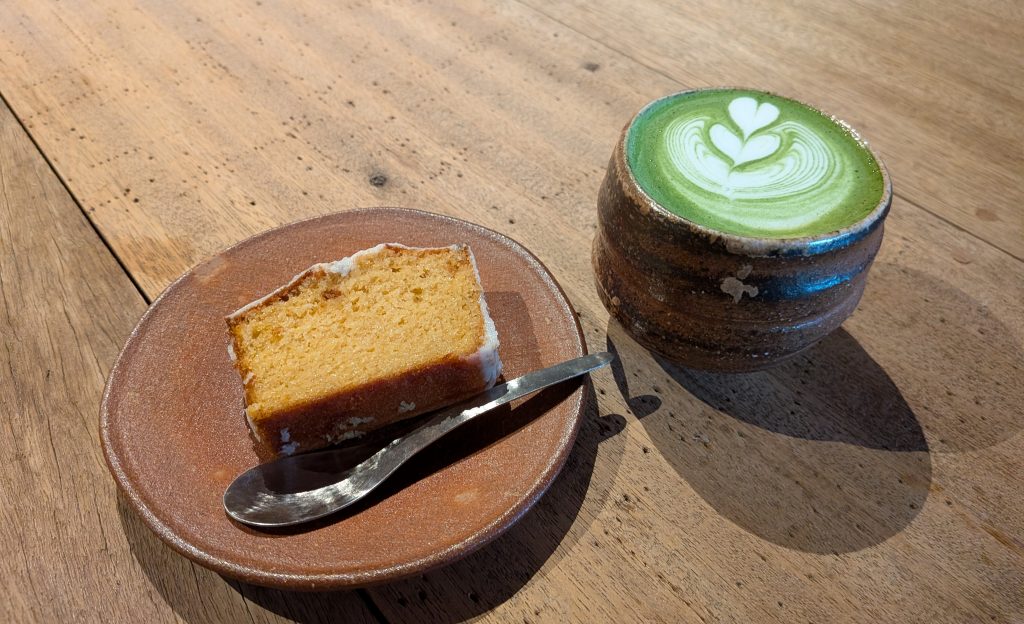 抹茶の本場で抹茶ラテなどを堪能